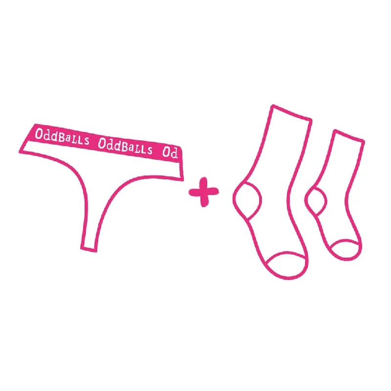 CLASSIC Subscription - Ladies Thong & Free Socks - Monthly Subscription