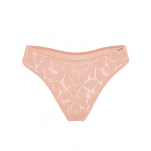 Gossard Glossies Lotus Thong | CAFE CREME