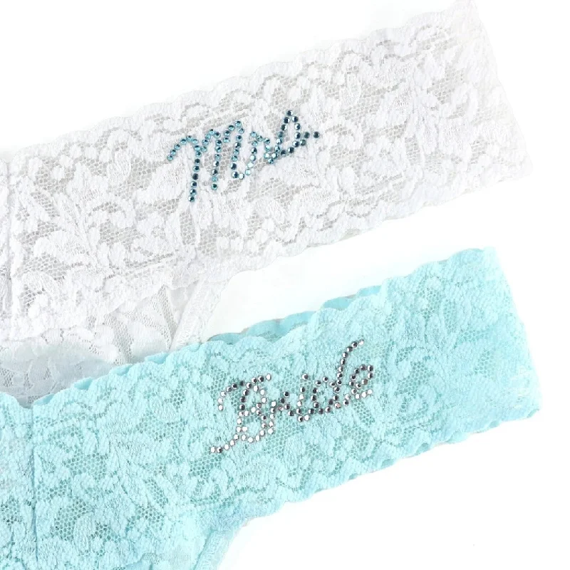 Hanky Panky Bride & Mrs. Original Rise Thongs In Box