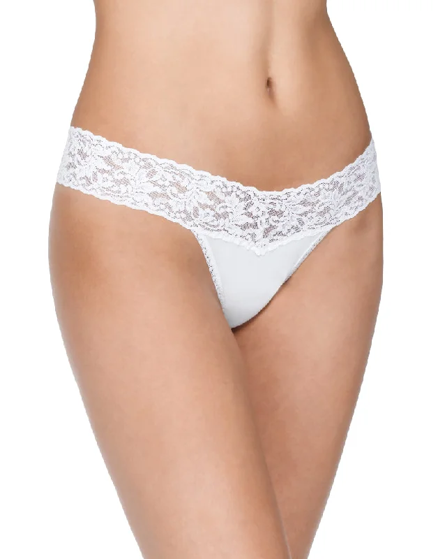 Hanky Panky Cotton With A Conscience Petite Low Rise Thong 891581XS