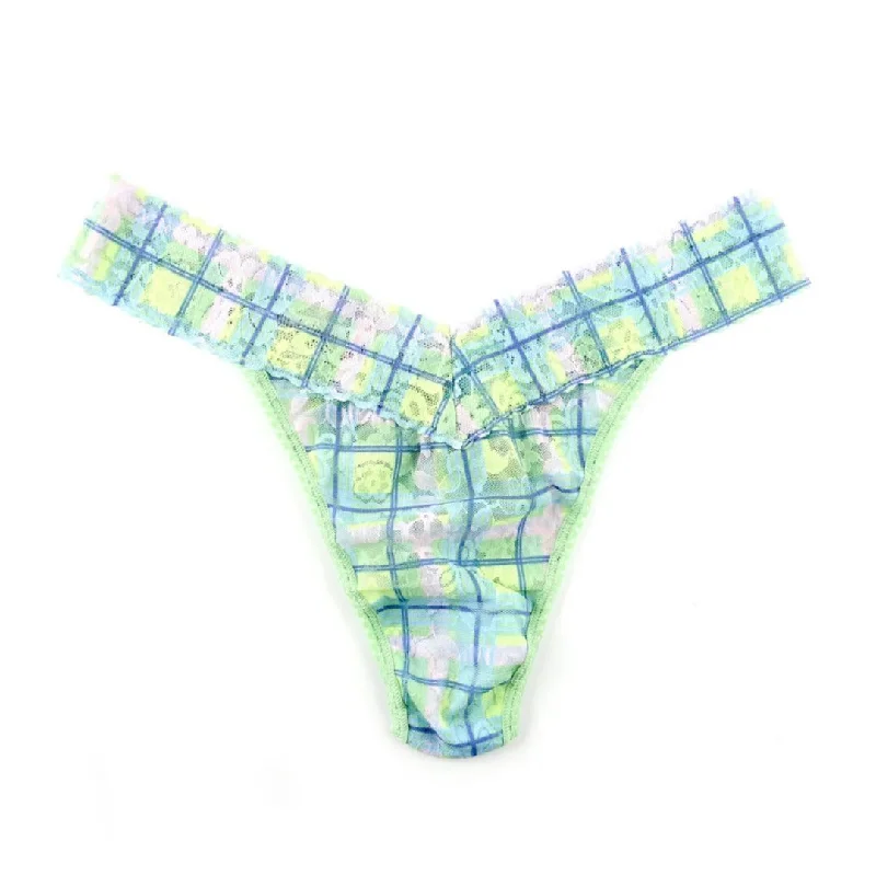 Hanky Panky Printed Daily Lace Original Rise Thong