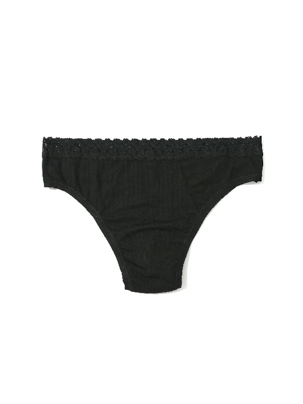 MellowLuxe™ Low Rise Thong Black