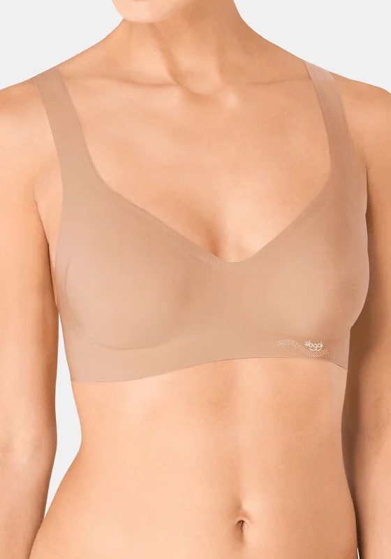 Sloggi Zero Feel Padded Bralette, Cognac Nude