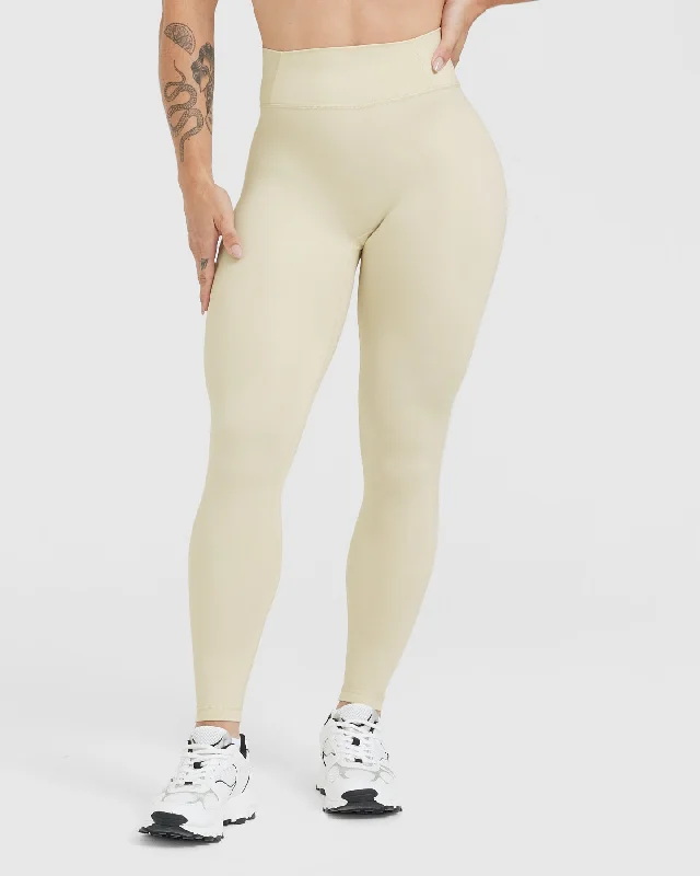 Timeless High Waisted Leggings | Vanilla