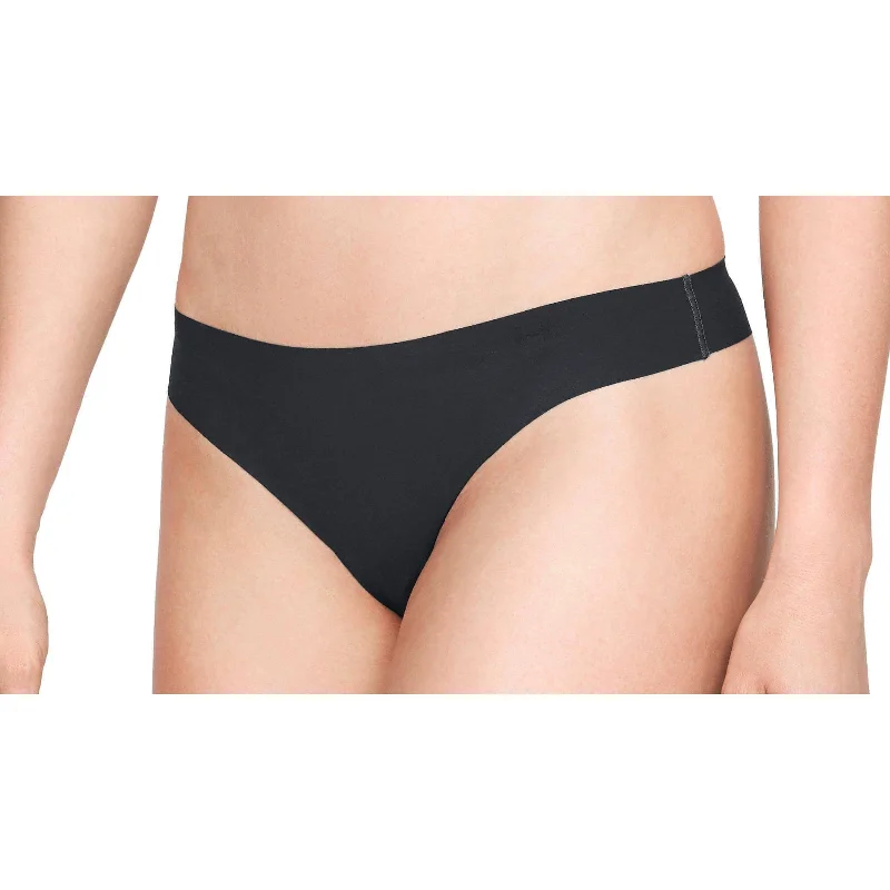 Under Armour Pure Stretch (3 Pack) Womens Thong - Black