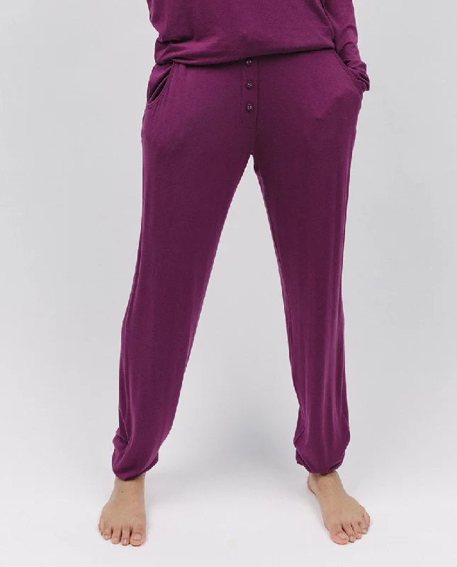 Carina Magenta Jersey Pyjama Bottoms