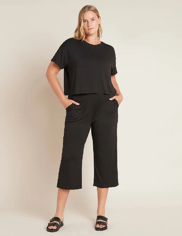 Downtime Crop Pant - Black