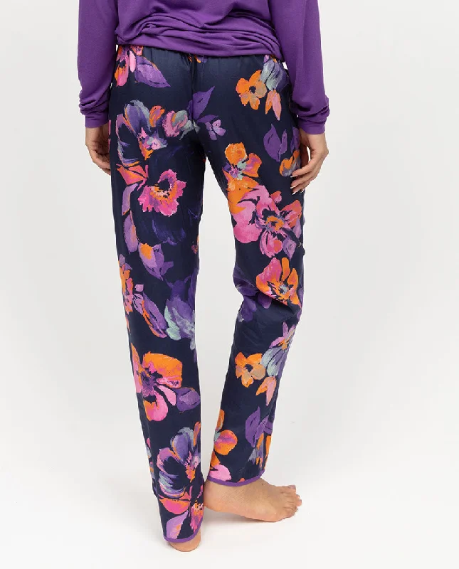 Edie Womens Floral Print Pyjama Bottoms