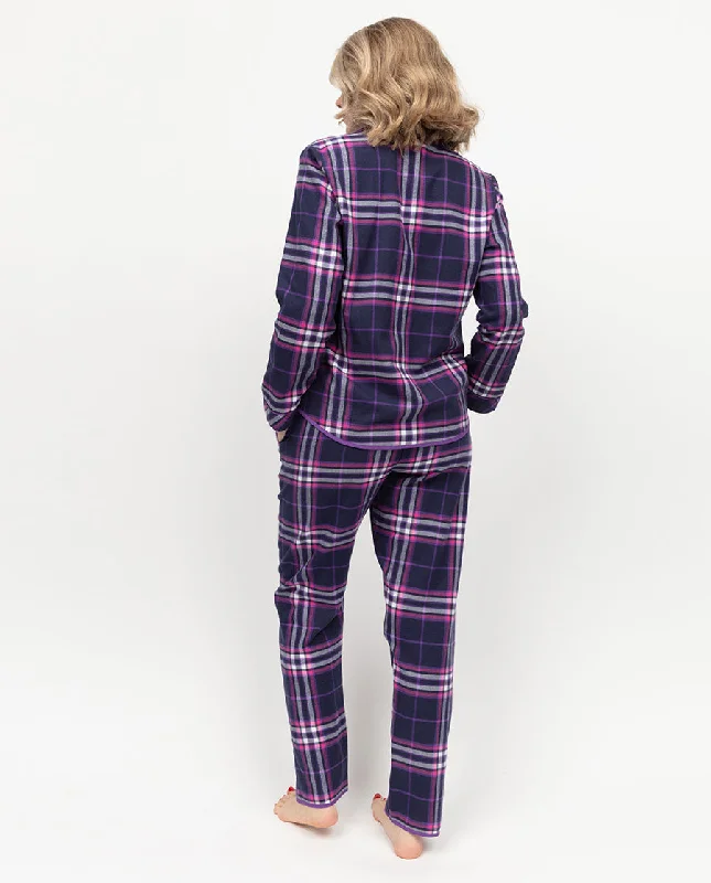 Edie Womens Lightly Brushed Check Pyjama Bottoms