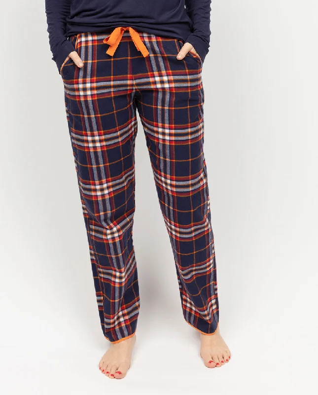 Taylor Womens Lightly Brushed Check Pyjama Bottoms