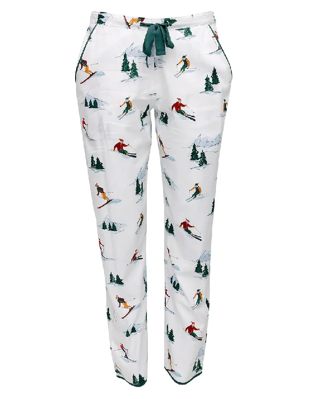 Whistler Cream Womens Ski Print Pyjama Bottoms