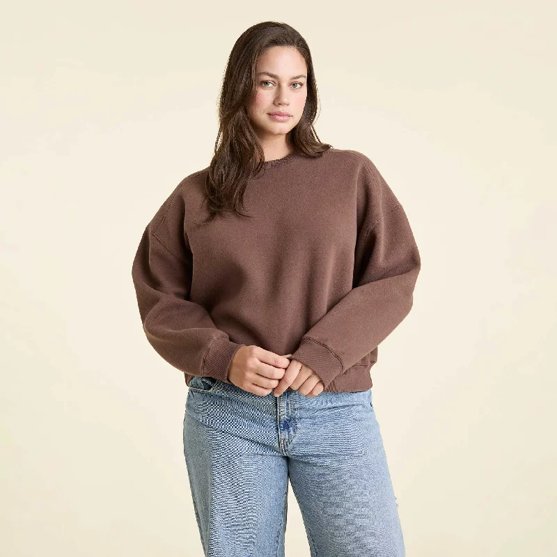 Classic Crewneck Sweatshirt | Coffee