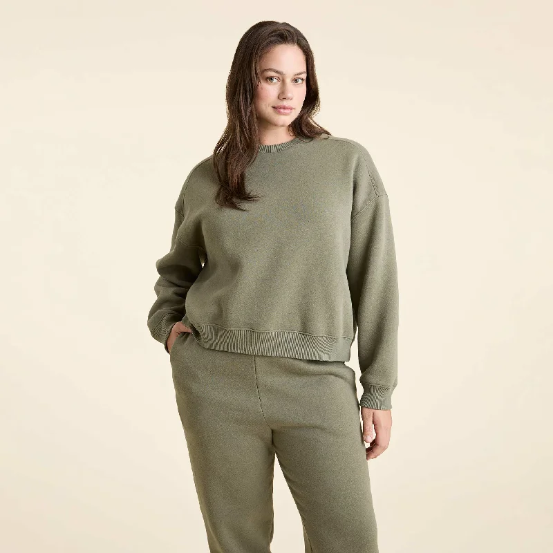 Classic Crewneck Sweatshirt | Olive