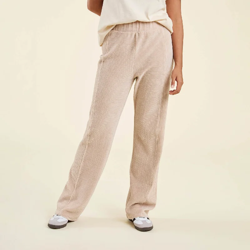 Textured Wide Leg Pant | Doe