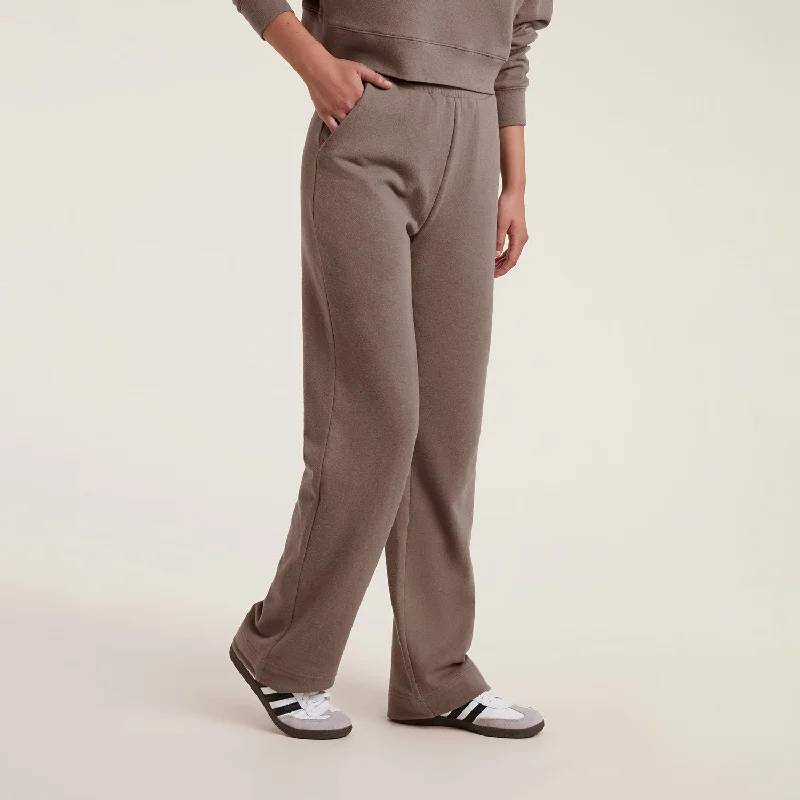 Wide Leg Sweatpant | Mocha